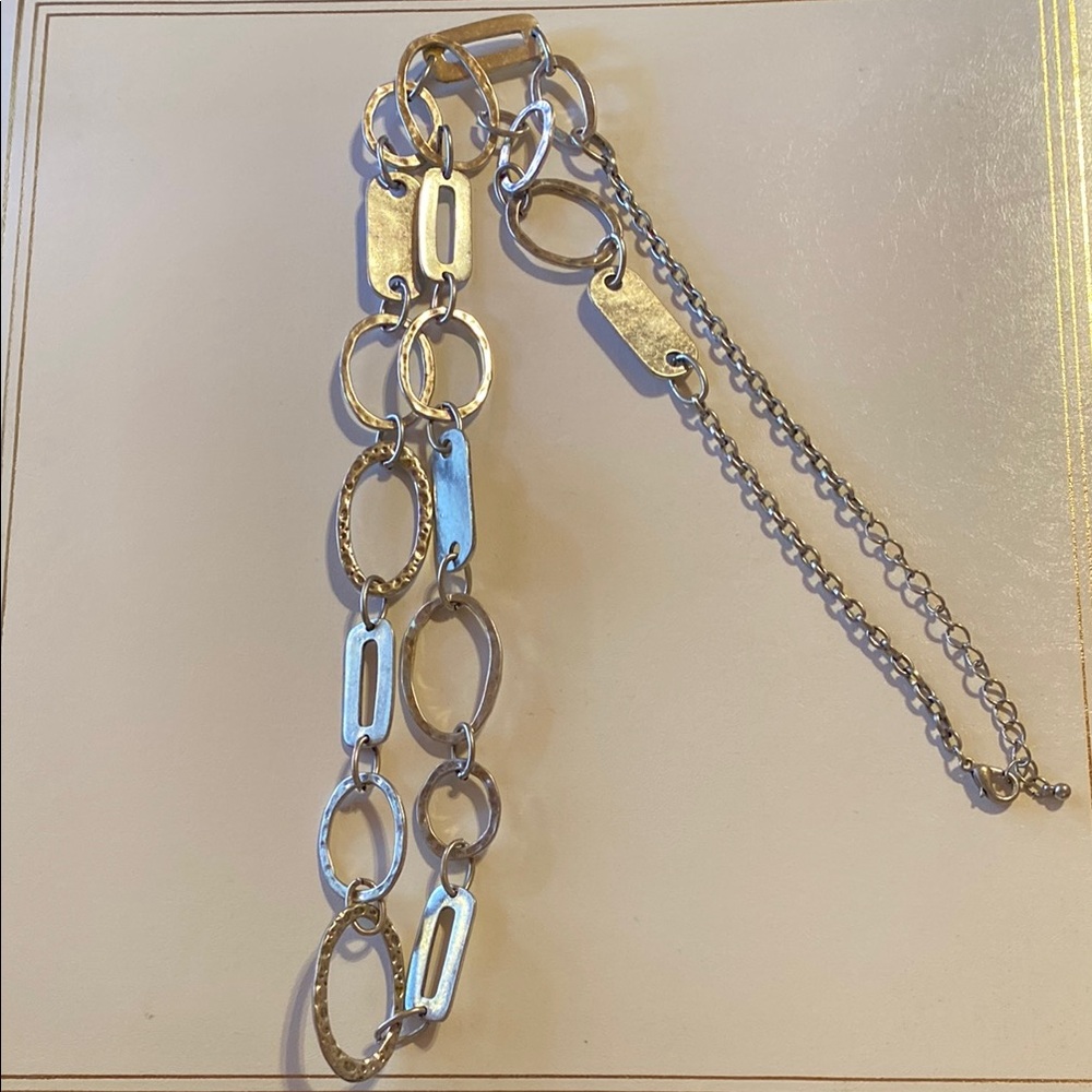 Silver Chain Link Necklace